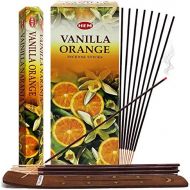 인센스스틱 TRUMIRI Vanilla Orange Incense Sticks And Incense Stick Holder Bundle Insence Insense Hem Incense Sticks