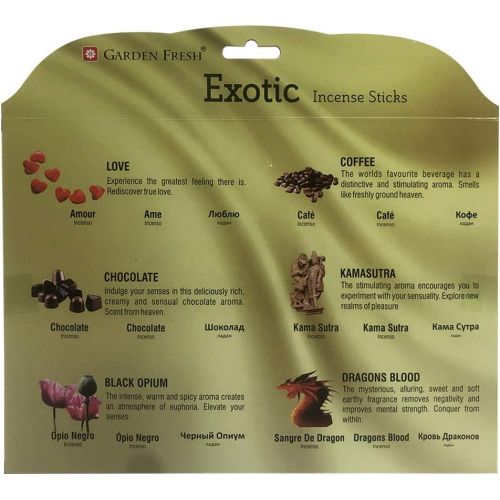  인센스스틱 TRUMIRI Exotic Incense Sticks Variety Pack And Incense Stick Holder Bundle With 6 Love Themed Fragrances
