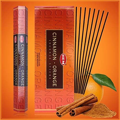  인센스스틱 TRUMIRI Cinnamon Orange Incense Sticks And Incense Stick Holder Bundle Insence Insense Hem Incense Sticks