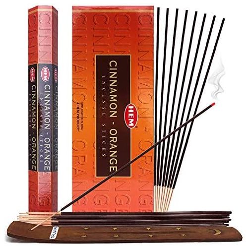  인센스스틱 TRUMIRI Cinnamon Orange Incense Sticks And Incense Stick Holder Bundle Insence Insense Hem Incense Sticks