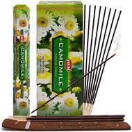 인센스스틱 TRUMIRI Camomile Incense Sticks And Incense Stick Holder Bundle Insence Insense Hem Incense Sticks