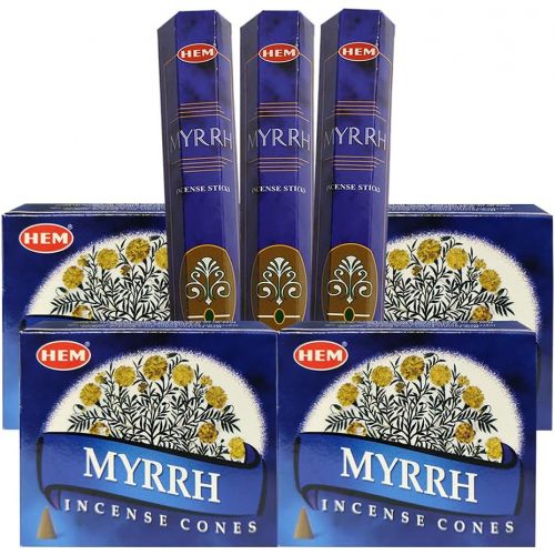  인센스스틱 TRUMIRI Myrrh Incense sticks and cone incense holder variety pack bundle insence insense inscents insienso