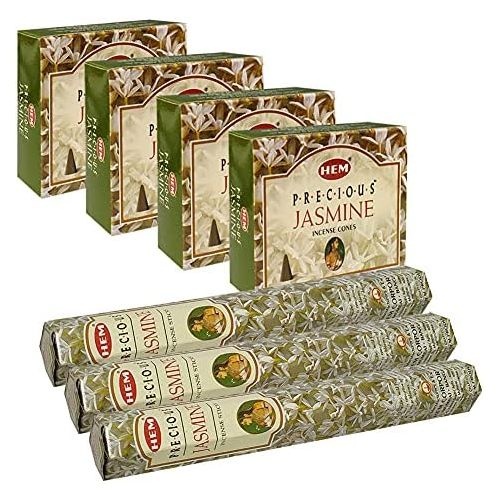  인센스스틱 TRUMIRI Jasmine Incense sticks and cone incense holder variety pack bundle insence insense inscents insienso