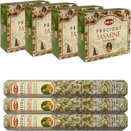  인센스스틱 TRUMIRI Jasmine Incense sticks and cone incense holder variety pack bundle insence insense inscents insienso