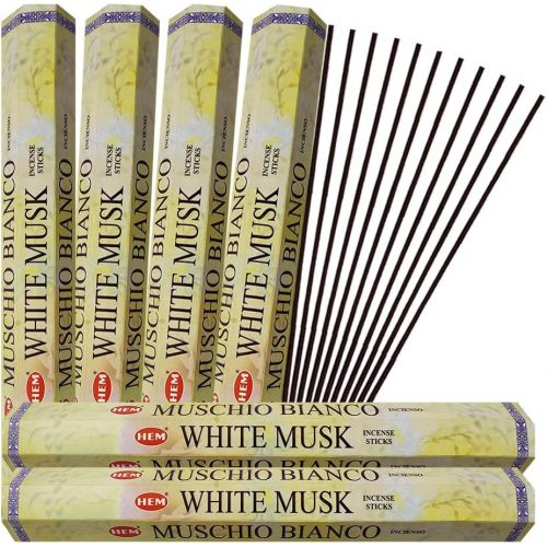  인센스스틱 TRUMIRI White Musk Incense Sticks And Incense Stick Holder Bundle Insence Insense Hem Incense Sticks