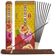 인센스스틱 TRUMIRI Honey Rose Incense Sticks And Incense Stick Holder Bundle Insence Insense Hem Incense Sticks