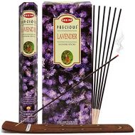 인센스스틱 TRUMIRI Incense Stick Holder Bundle with Hem Precious Lavender 20g Incense Sticks - Pack of 6 (Approx 120 Sticks)