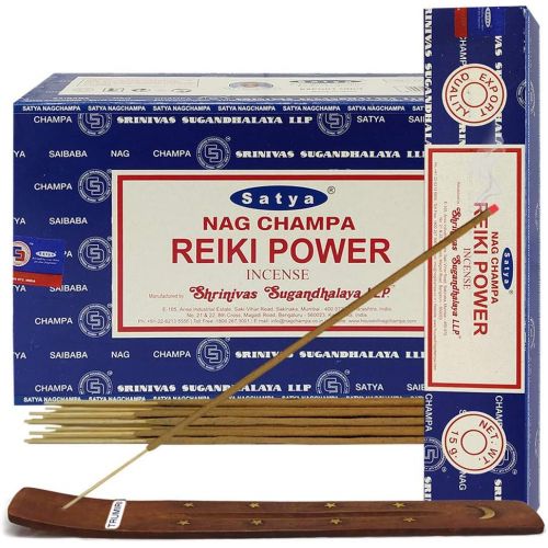  인센스스틱 TRUMIRI Reiki Power Incense Sticks And Incense Stick Holder Bundle Insence Insense Satya Incense
