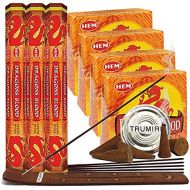 인센스스틱 TRUMIRI Dragons Blood Incense sticks and cone incense holder variety pack bundle insence insense inscents insienso