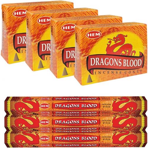  인센스스틱 TRUMIRI Dragons Blood Incense sticks and cone incense holder variety pack bundle insence insense inscents insienso