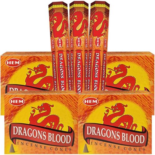  인센스스틱 TRUMIRI Dragons Blood Incense sticks and cone incense holder variety pack bundle insence insense inscents insienso