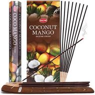 인센스스틱 TRUMIRI Coconut Mango Incense Sticks And Incense Stick Holder Bundle Insence Insense Hem Incense Sticks