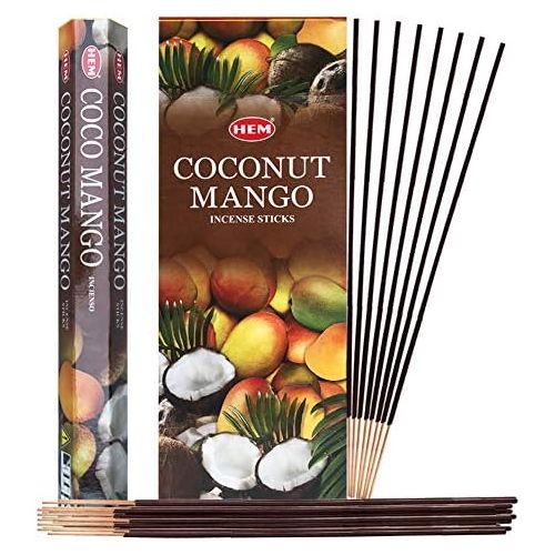  인센스스틱 TRUMIRI Coconut Mango Incense Sticks And Incense Stick Holder Bundle Insence Insense Hem Incense Sticks