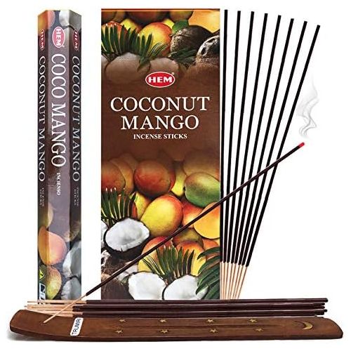  인센스스틱 TRUMIRI Coconut Mango Incense Sticks And Incense Stick Holder Bundle Insence Insense Hem Incense Sticks