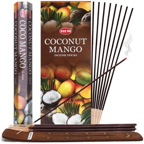  인센스스틱 TRUMIRI Coconut Mango Incense Sticks And Incense Stick Holder Bundle Insence Insense Hem Incense Sticks