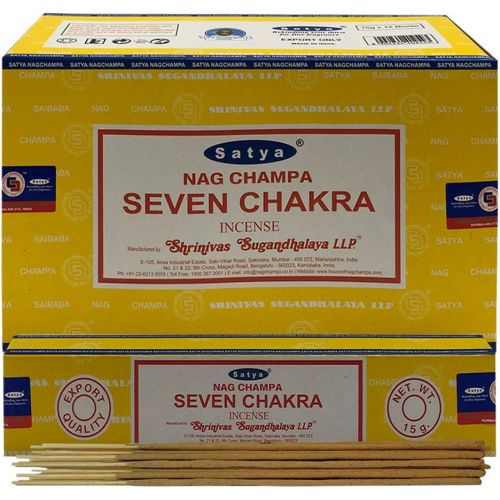  인센스스틱 TRUMIRI Seven Chakra Incense Sticks And Incense Stick Holder Bundle Insence Insense Satya Incense