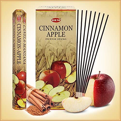  인센스스틱 TRUMIRI Cinnamon Apple Incense Sticks And Incense Stick Holder Bundle Insence Insense Hem Incense Sticks
