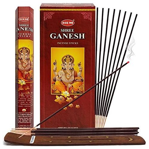  인센스스틱 TRUMIRI Shree Ganesh Incense Sticks And Incense Stick Holder Bundle Insence Insense Hem Incense Sticks