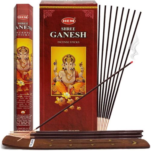  인센스스틱 TRUMIRI Shree Ganesh Incense Sticks And Incense Stick Holder Bundle Insence Insense Hem Incense Sticks