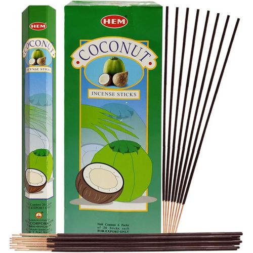  인센스스틱 TRUMIRI Coconut Incense Sticks And Incense Stick Holder Bundle Insence Insense Hem Incense Sticks