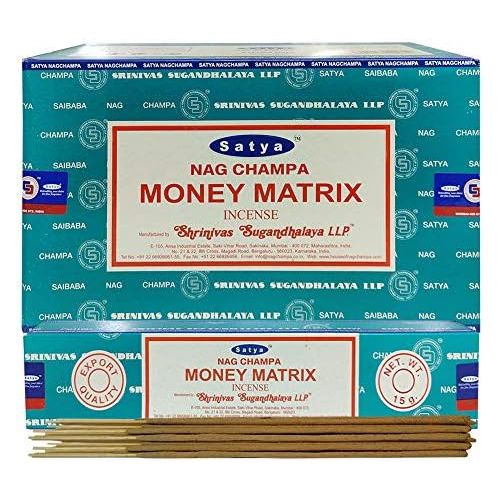  인센스스틱 TRUMIRI Money Matrix Incense Sticks And Incense Stick Holder Bundle Insence Insense Satya Incense