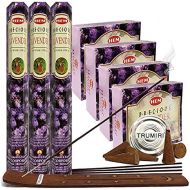 인센스스틱 TRUMIRI Lavender Incense sticks and cone incense holder variety pack bundle insence insense inscents insienso