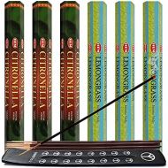 인센스스틱 Citronella & Lemongrass Incense Sticks & Holder Bundle Variety Pack From Hem Trumiri Insense Inscents Insencents Insence