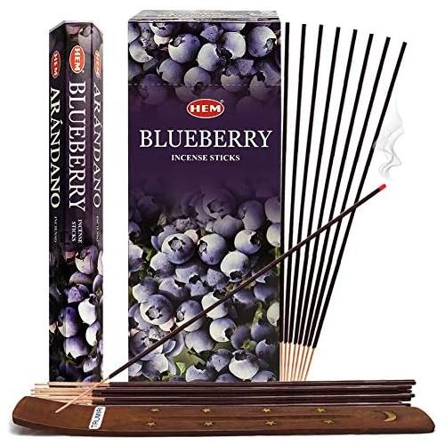  인센스스틱 TRUMIRI Blueberry Incense Sticks And Incense Stick Holder Bundle Insence Insense Hem Incense Sticks