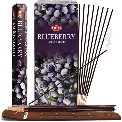  인센스스틱 TRUMIRI Blueberry Incense Sticks And Incense Stick Holder Bundle Insence Insense Hem Incense Sticks