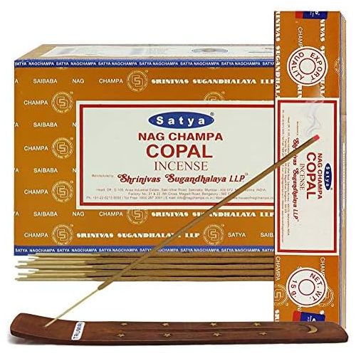  인센스스틱 TRUMIRI Copal Incense Sticks And Incense Stick Holder Bundle Insence Insense Satya Incense