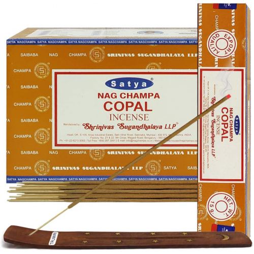 인센스스틱 TRUMIRI Copal Incense Sticks And Incense Stick Holder Bundle Insence Insense Satya Incense