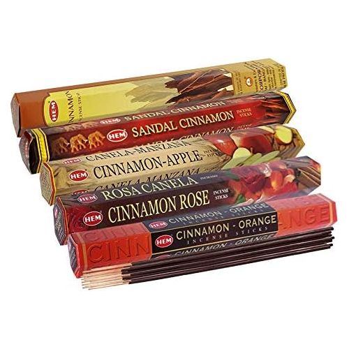  인센스스틱 TRUMIRI Hem Incense Sticks Variety Pack #8 And Incense Stick Holder Bundle With 5 Cinnamon Based Fragrances