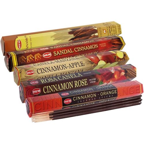  인센스스틱 TRUMIRI Hem Incense Sticks Variety Pack #8 And Incense Stick Holder Bundle With 5 Cinnamon Based Fragrances