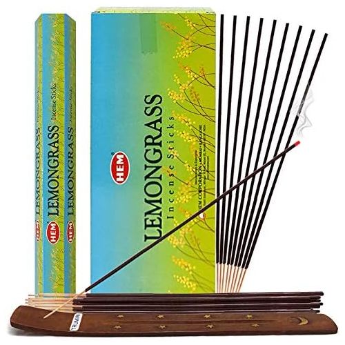  인센스스틱 TRUMIRI Lemongrass Incense Sticks And Incense Stick Holder Bundle Insence Insense Hem Incense Sticks
