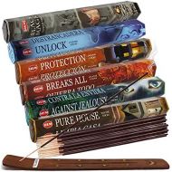 인센스스틱 TRUMIRI Hem Incense Sticks Variety Pack #21 And Incense Stick Holder Bundle With 6 Witchcraft Themed Fragrances