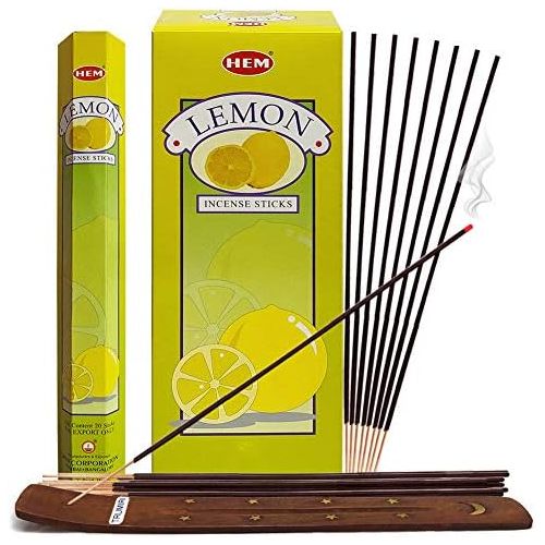  인센스스틱 TRUMIRI Lemon Incense Sticks And Incense Stick Holder Bundle Insence Insense Hem Incense Sticks