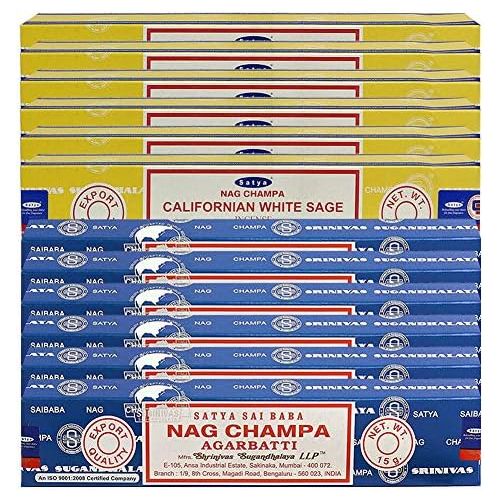  인센스스틱 TRUMIRI Nag Champa Incense Sticks And Californian White Sage Incense Sticks With Incense Holder Bundle For Home Fragrance And Spiritual Decor