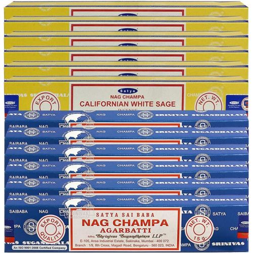  인센스스틱 TRUMIRI Nag Champa Incense Sticks And Californian White Sage Incense Sticks With Incense Holder Bundle For Home Fragrance And Spiritual Decor