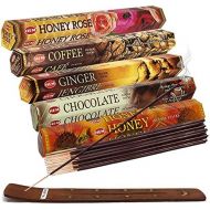 인센스스틱 TRUMIRI Hem Incense Sticks Variety Pack #15 And Incense Stick Holder Bundle With 5 Popular Flavor Themed Fragrances