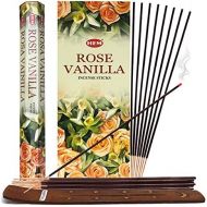 인센스스틱 TRUMIRI Vanilla Rose Incense Sticks And Incense Stick Holder Bundle Insence Insense Hem Incense Sticks