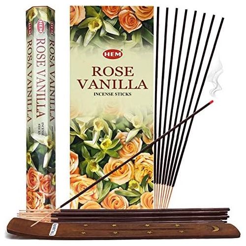  인센스스틱 TRUMIRI Vanilla Rose Incense Sticks And Incense Stick Holder Bundle Insence Insense Hem Incense Sticks
