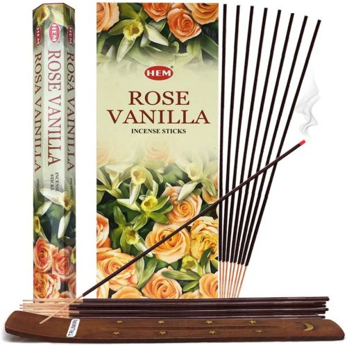  인센스스틱 TRUMIRI Vanilla Rose Incense Sticks And Incense Stick Holder Bundle Insence Insense Hem Incense Sticks