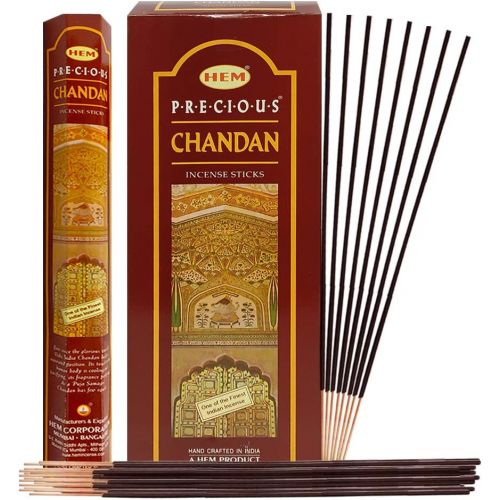  인센스스틱 TRUMIRI Precious Chandan (Indian Sandalwood) Incense Sticks And Incense Stick Holder Bundle Insence Insense Hem Incense Sticks