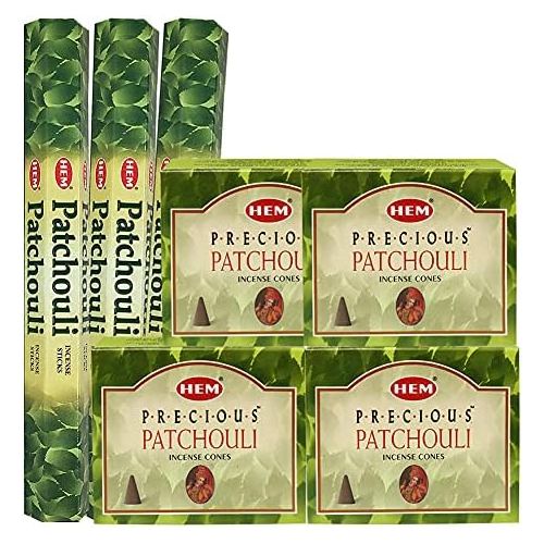  인센스스틱 TRUMIRI Patchouli Incense sticks and cone incense holder variety pack bundle insence insense inscents insienso