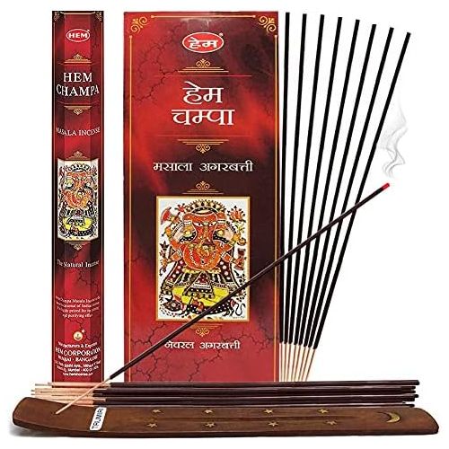  인센스스틱 TRUMIRI Hem Champa Incense Sticks And Incense Stick Holder Bundle Insence Insense Hem Incense Sticks