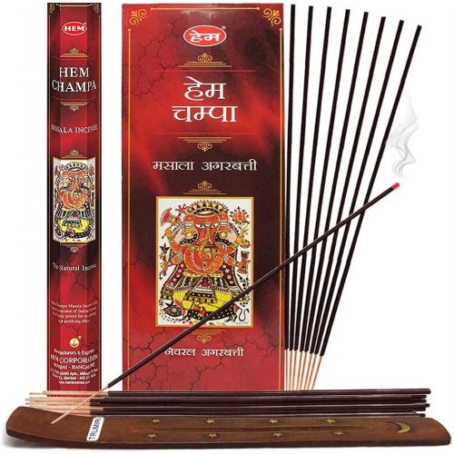  인센스스틱 TRUMIRI Hem Champa Incense Sticks And Incense Stick Holder Bundle Insence Insense Hem Incense Sticks