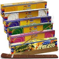 인센스스틱 TRUMIRI Satya Incense Sticks Variety Pack #1 And Incense Stick Holder Bundle With 6 Natural Series Fragrances