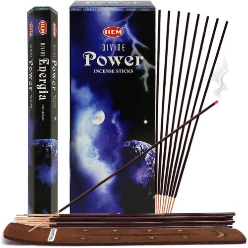  인센스스틱 TRUMIRI Divine Power Incense Sticks And Incense Stick Holder Bundle Insence Insense Hem Incense Sticks