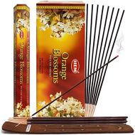 인센스스틱 TRUMIRI Orange Blossom Incense Sticks And Incense Stick Holder Bundle Insence Insense Hem Incense Sticks