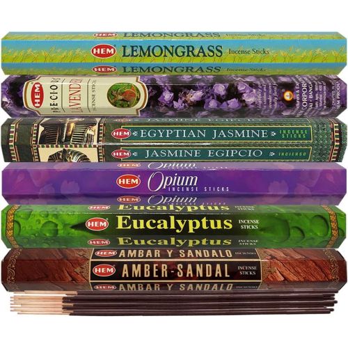  인센스스틱 TRUMIRI Hem Incense Sticks Variety Pack #28 and Incense Stick Holder Bundle with 6 Outstanding Fragrances